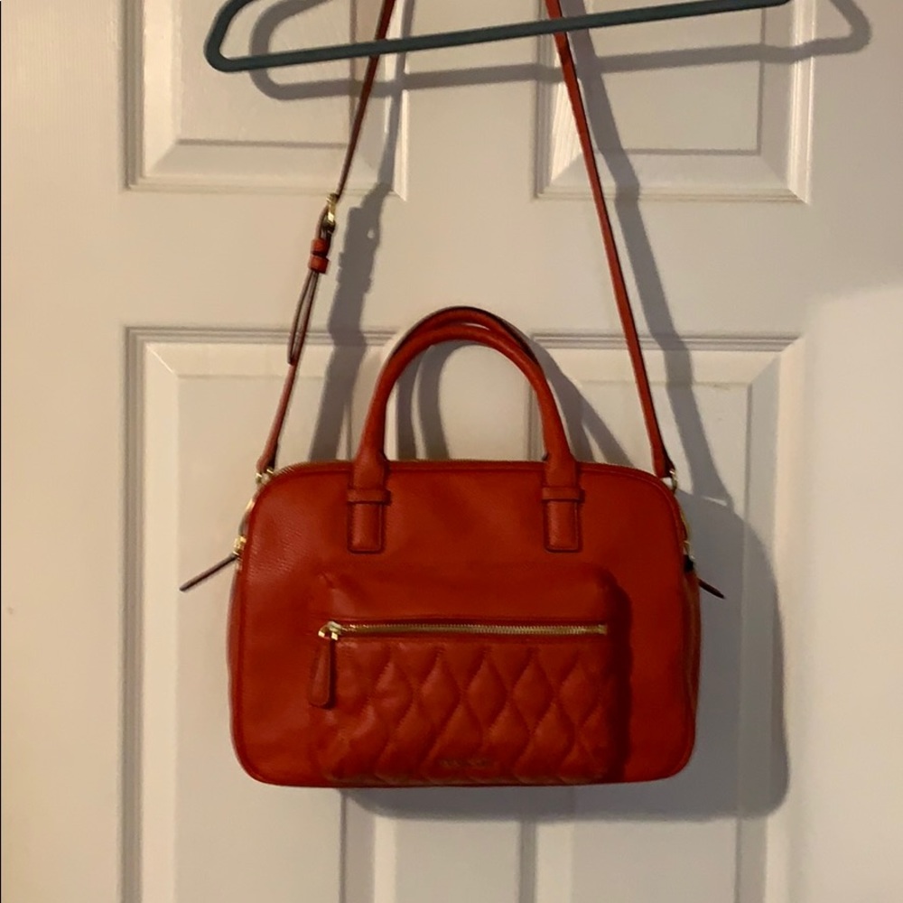 Vera Bradley Leather Triple Compartment Bag